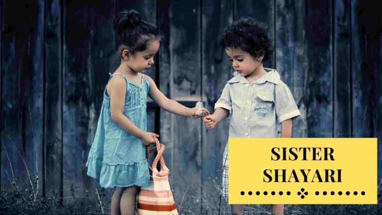 Sister Shayari | 100+ Best Sister Shayari in Hindi with Image