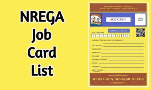 NREGA Job Card List 